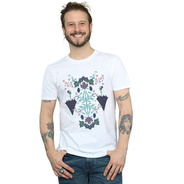 Li-cense Disney heren mary poppins bloemen collage t-shirt UTBI18673_white large