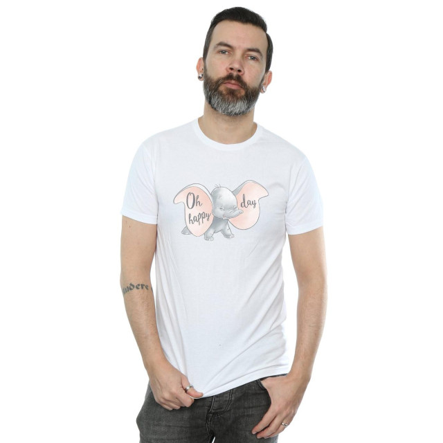 Li-cense Disney heren dumbo happy day t-shirt UTBI18740_white large