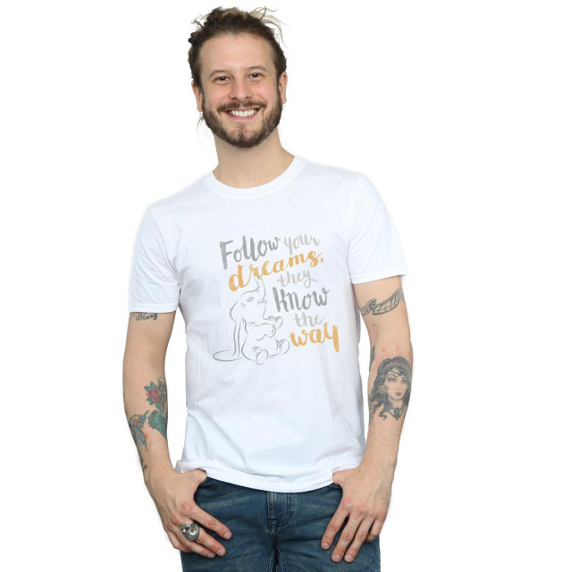 Li-cense Disney heren dumbo volg je droom t-shirt UTBI18717_white large