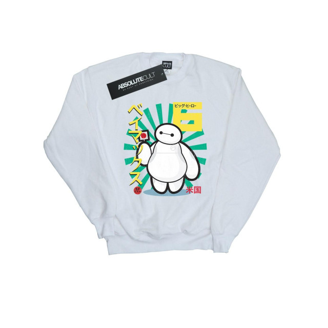Li-cense Big hero 6 dames baymax lollipop sweatshirt UTBI1896_white large