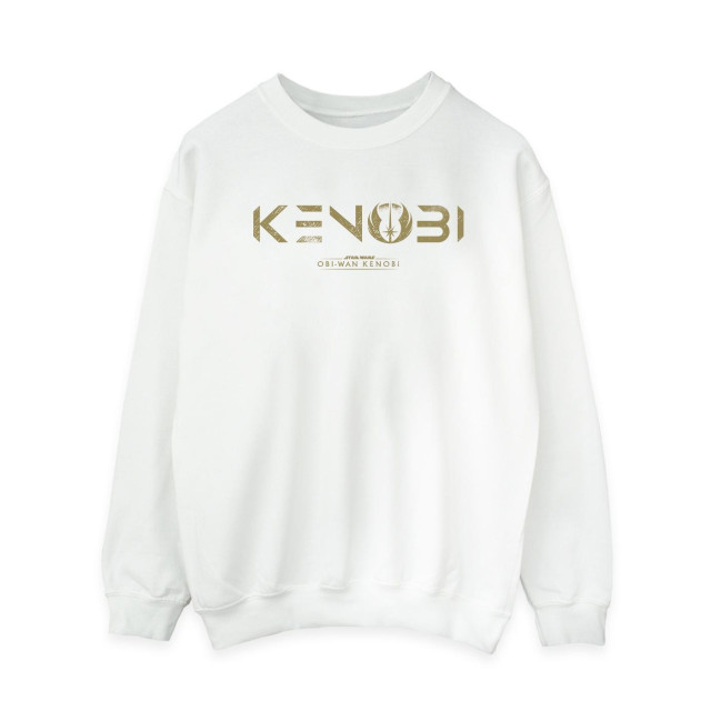 Li-cense Star wars dames obi-wan kenobi logo sweatshirt UTBI11109_white large