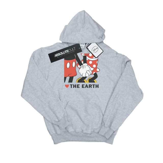Li-cense Disney jongens mickey mouse hart de aarde hoodie UTBI9960_sportsgrey large