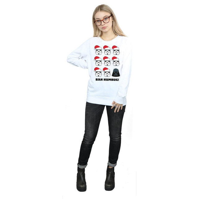 Li-cense Star wars dames kerstmis humbug sweatshirt UTBI10932_white large