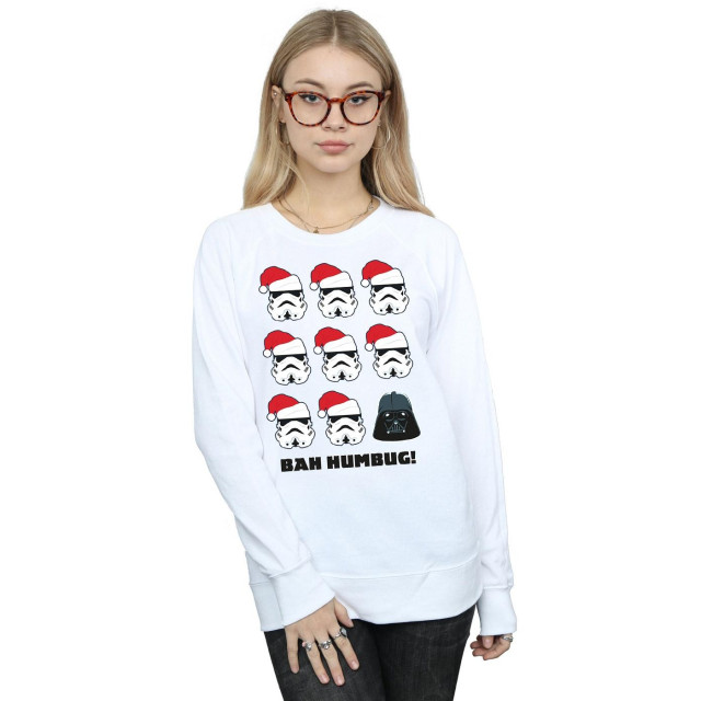 Li-cense Star wars dames kerstmis humbug sweatshirt UTBI10932_white large