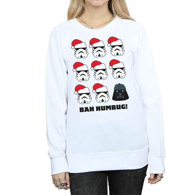 Li-cense Star wars dames kerstmis humbug sweatshirt UTBI10932_white large