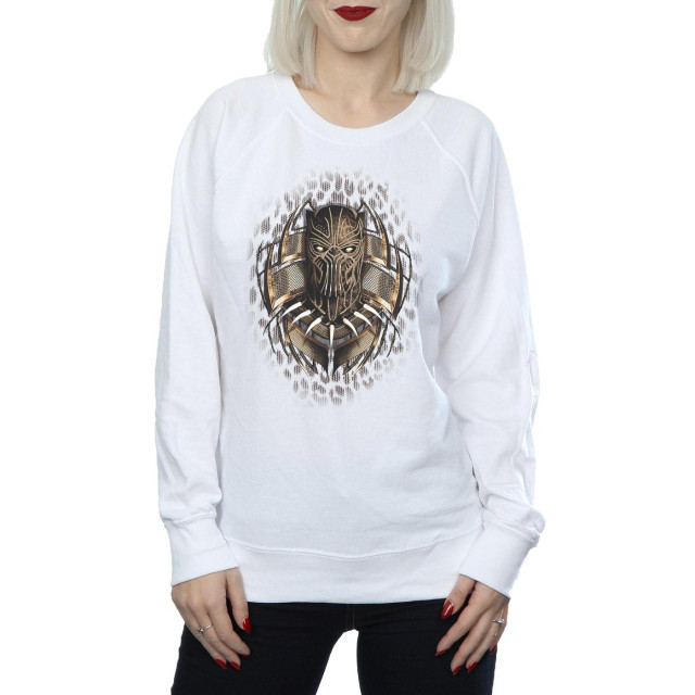 Li-cense Marvel dames black panther gold killmonger sweatshirt UTBI10152_white large