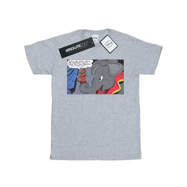 Li-cense Disney heren dumbo rijk en beroemd t-shirt UTBI18693_sportsgrey large