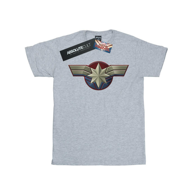 Li-cense Marvel heren captain borstembleem t-shirt UTBI20226_sportsgrey large
