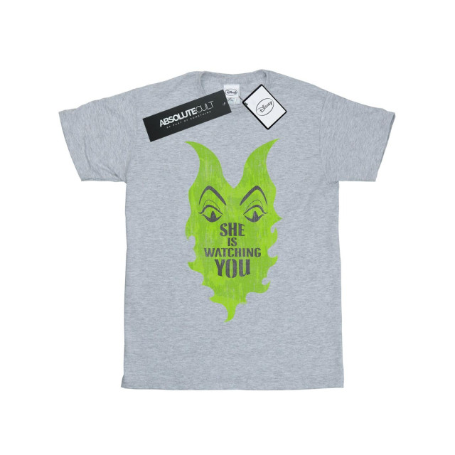 Li-cense Disney dames the descendants maleficent she is watching katoenen vriendje t-shirt UTBI20051_sportsgrey large