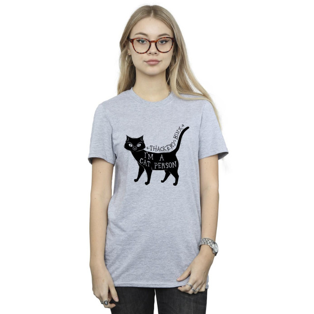 Li-cense Disney dames hocus pocus a cat person katoenen vriendje t-shirt UTBI20202_sportsgrey large