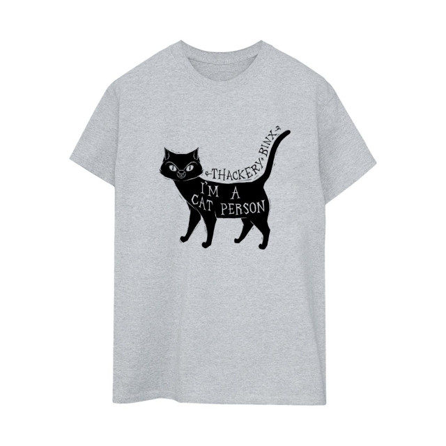 Li-cense Disney dames hocus pocus a cat person katoenen vriendje t-shirt UTBI20202_sportsgrey large