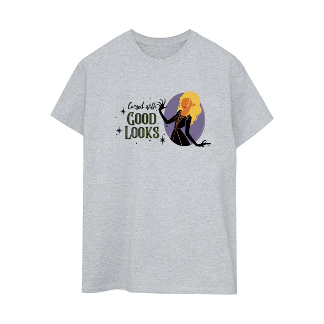 Li-cense Disney dames hocus pocus vervloekt sarah katoenen vriendje t-shirt UTBI20203_sportsgrey large