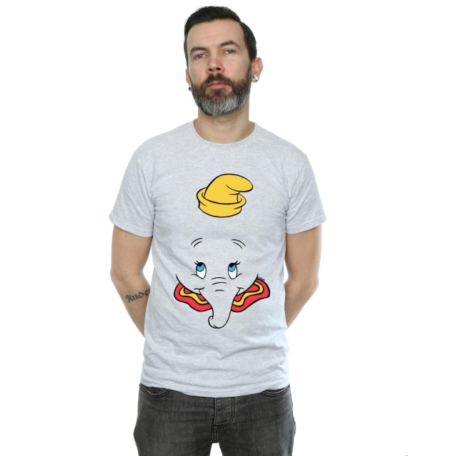 Li-cense Disney heren dumbo gezicht t-shirt UTBI20097_sportsgrey large