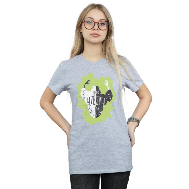 Li-cense Disney dames the descendants cruella lang leve katoenen vriendje t-shirt UTBI20027_sportsgrey large