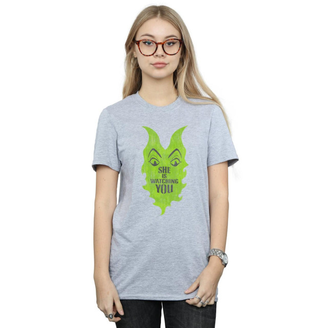 Li-cense Disney dames the descendants maleficent she is watching katoenen vriendje t-shirt UTBI20051_sportsgrey large