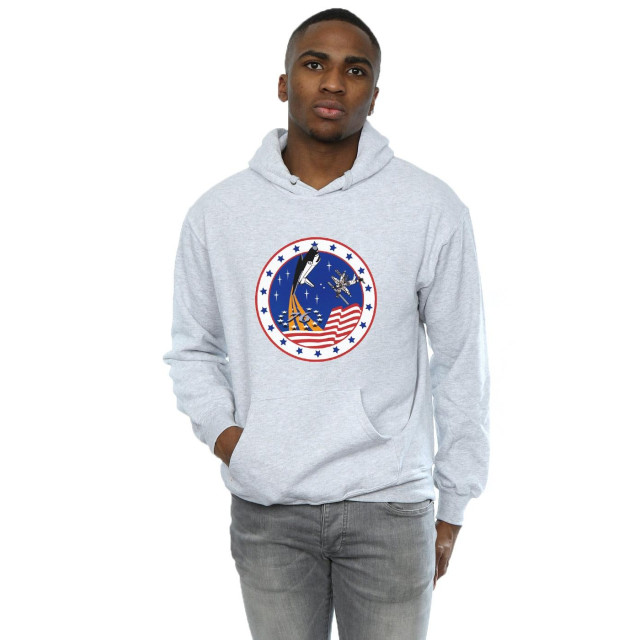 Li-cense Nasa heren classic rocket 76 hoodie UTBI20008_sportsgrey large