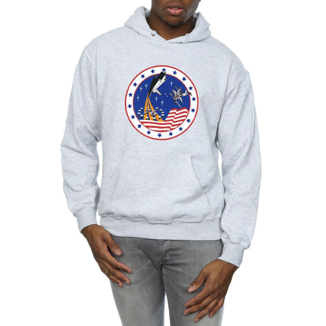 Li-cense Nasa heren classic rocket 76 hoodie UTBI20008_sportsgrey large