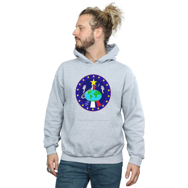Li-cense Nasa heren klassieke globe astronauten hoodie UTBI20009_sportsgrey large