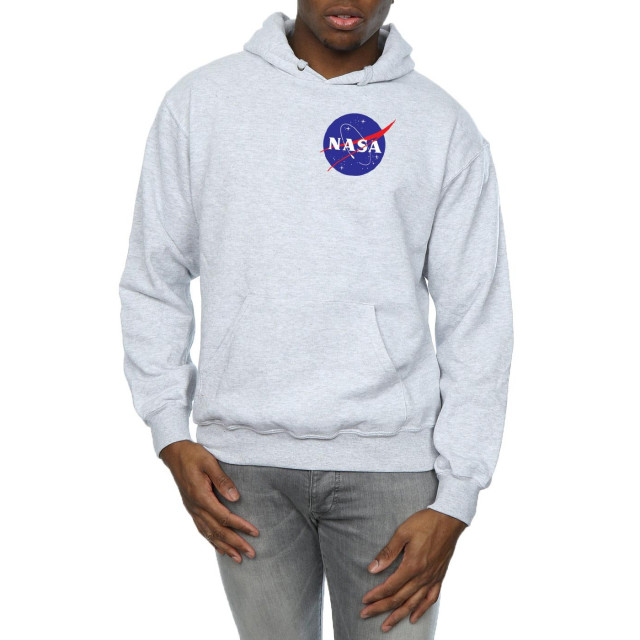 Li-cense Nasa heren classic insignia chest logo hoodie UTBI19962_sportsgrey large