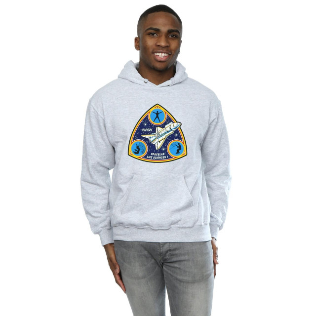 Li-cense Nasa heren klassieke spacelab life science hoodie UTBI19985_sportsgrey large