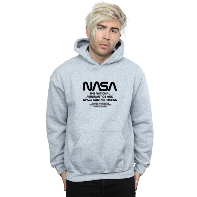 Li-cense Nasa heren worm blurb hoodie UTBI20057_sportsgrey large