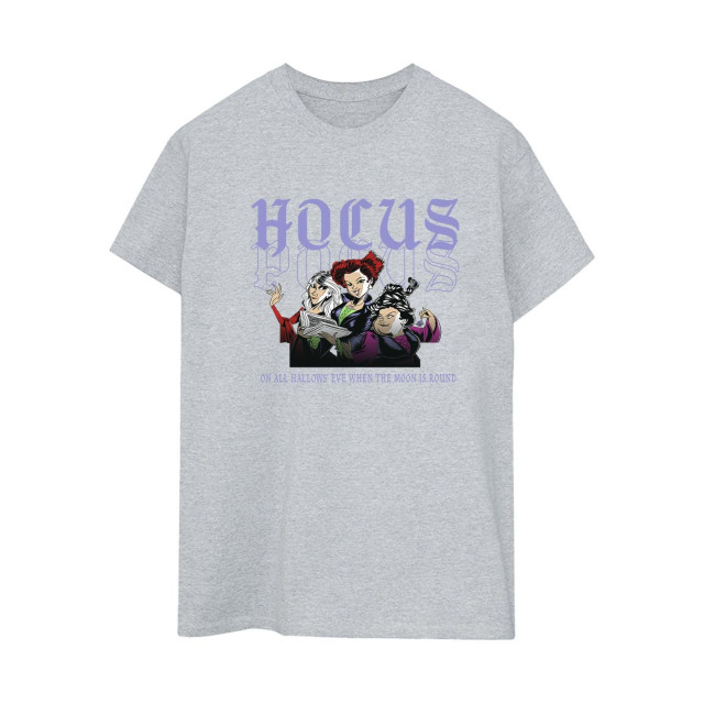 Li-cense Disney dames hocus pocus hallows eve katoenen vriendje t-shirt UTBI20247_sportsgrey large