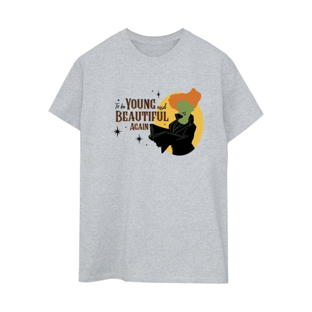 Li-cense Disney dames hocus pocus to be winifred katoenen vriendje t-shirt UTBI20227_sportsgrey large