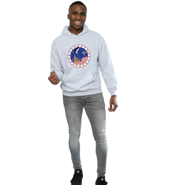 Li-cense Nasa heren classic rocket 76 hoodie UTBI20008_sportsgrey large