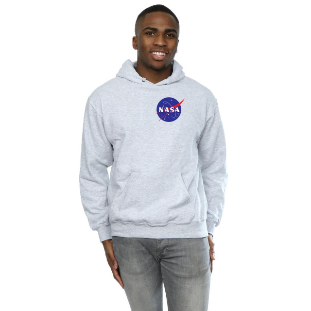 Li-cense Nasa heren classic insignia chest logo hoodie UTBI19962_sportsgrey large