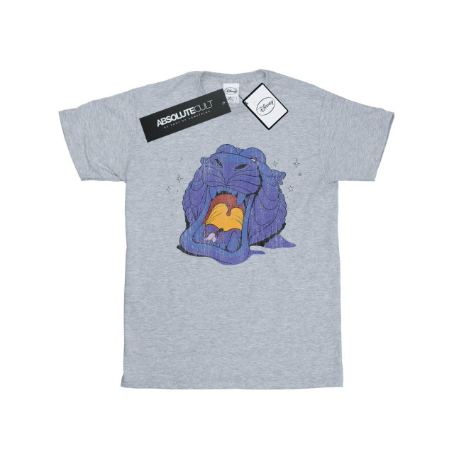 Li-cense Disney heren aladdin grot der wonderen distressed t-shirt UTBI19296_sportsgrey large