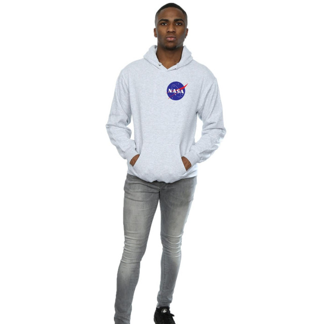 Li-cense Nasa heren classic insignia chest logo hoodie UTBI19962_sportsgrey large