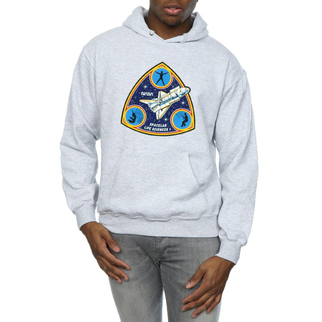 Li-cense Nasa heren klassieke spacelab life science hoodie UTBI19985_sportsgrey large