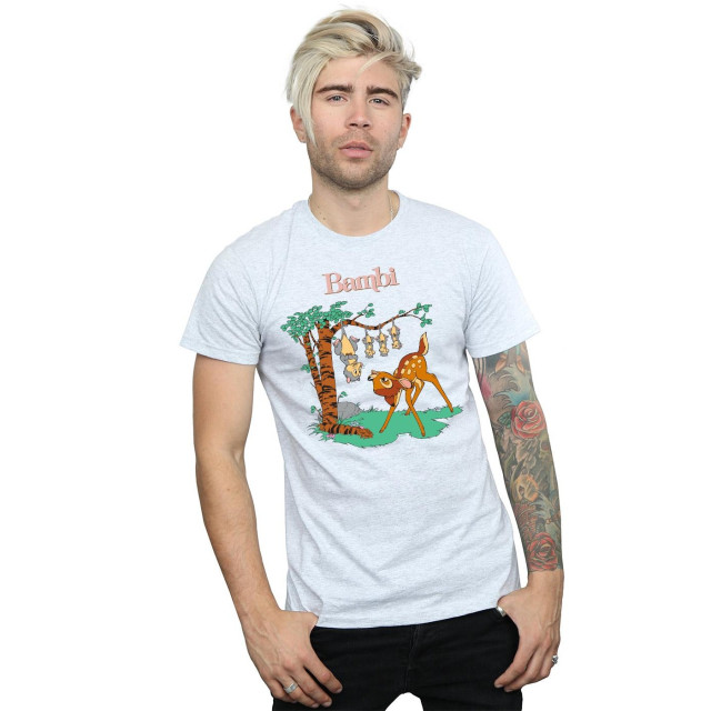 Li-cense Disney heren bambi gekanteld omhoog t-shirt UTBI19095_sportsgrey large