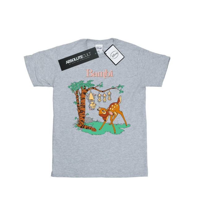 Li-cense Disney heren bambi gekanteld omhoog t-shirt UTBI19095_sportsgrey large