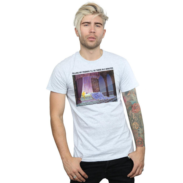 Li-cense Disney heren doornroosje i´ll be there in 5 t-shirt UTBI18950_sportsgrey large