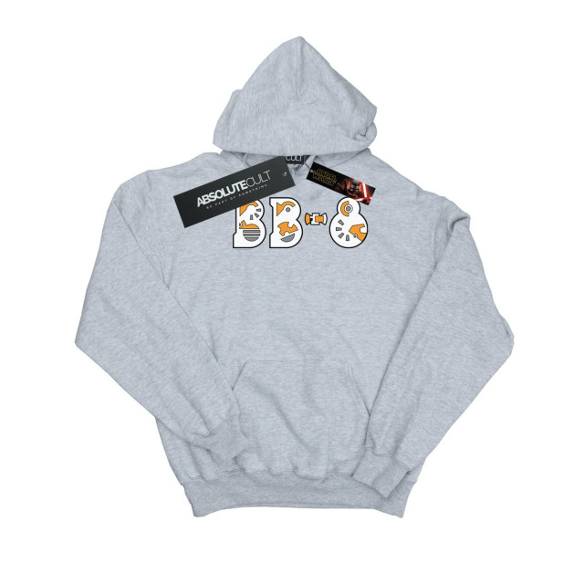 Li-cense Star wars heren the rise of skywalker bb-8 tekst logo hoodie UTBI19030_sportsgrey large