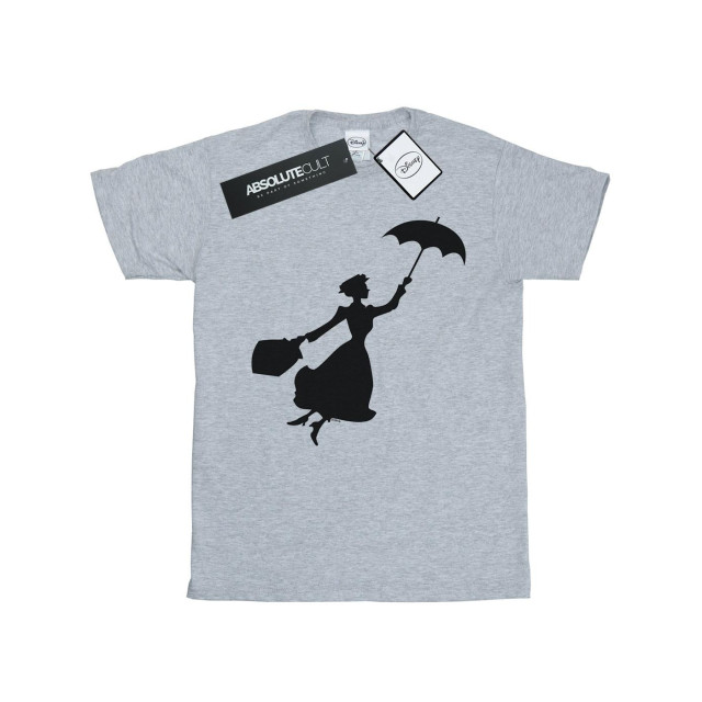Li-cense Disney heren mary poppins vliegend silhouet t-shirt UTBI18884_sportsgrey large