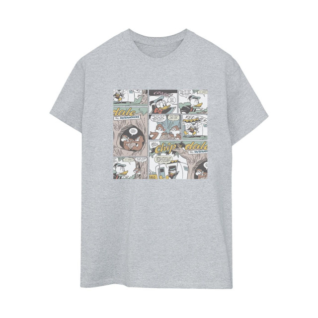 Li-cense Disney dames chip ´n dale comic katoenen vriendje t-shirt UTBI18741_sportsgrey large