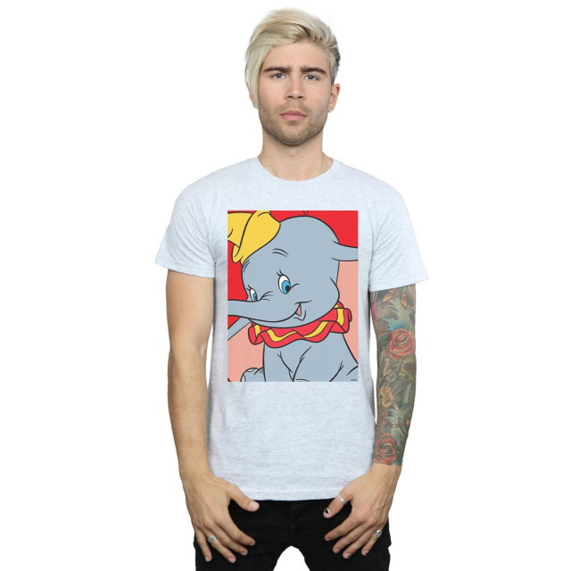 Li-cense Disney heren dumbo portret t-shirt UTBI18739_sportsgrey large