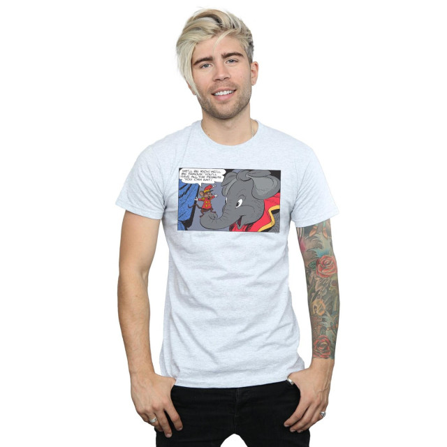 Li-cense Disney heren dumbo rijk en beroemd t-shirt UTBI18693_sportsgrey large