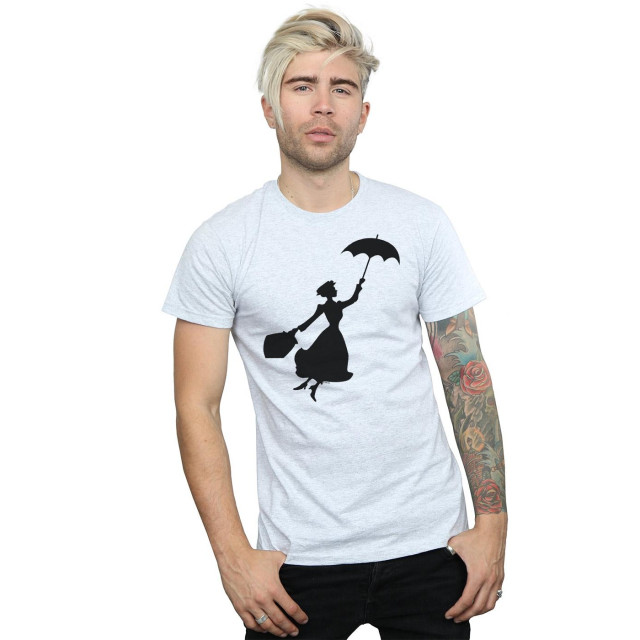 Li-cense Disney heren mary poppins vliegend silhouet t-shirt UTBI18884_sportsgrey large