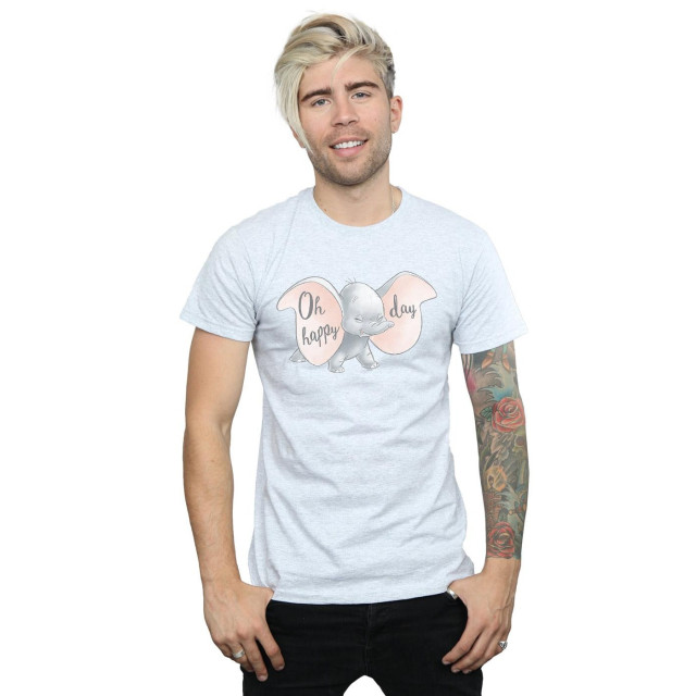 Li-cense Disney heren dumbo happy day t-shirt UTBI18740_sportsgrey large