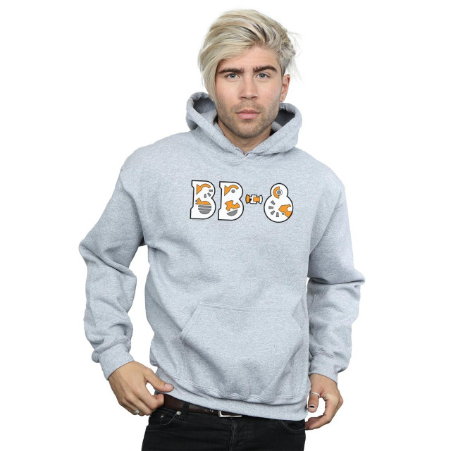 Li-cense Star wars heren the rise of skywalker bb-8 tekst logo hoodie UTBI19030_sportsgrey large
