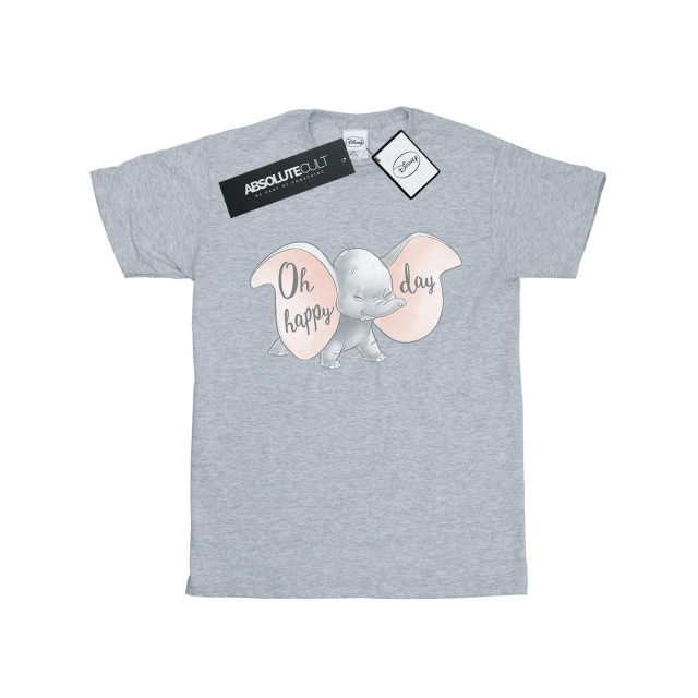 Li-cense Disney heren dumbo happy day t-shirt UTBI18740_sportsgrey large