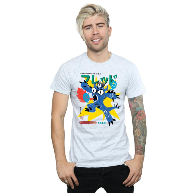 Li-cense Disney heren big hero 6 fred ultimate kaiju t-shirt UTBI18604_sportsgrey large