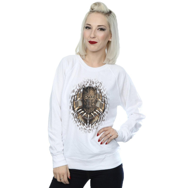 Li-cense Marvel dames black panther gold killmonger sweatshirt UTBI10152_white large