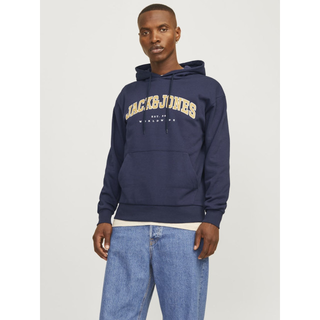 Jack & Jones Caleb sweat hood 12256521-NVY-L large