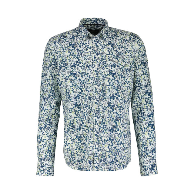 Lerros Heren overhemd 24d1468 100 white Lerros overhemd 24D1468 100White large