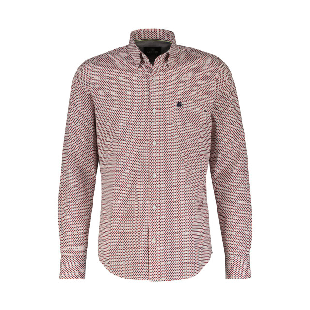 Lerros Heren overhemd 24d1488 338 urban red Lerros overhemd 24D1488 338UrbanRed large
