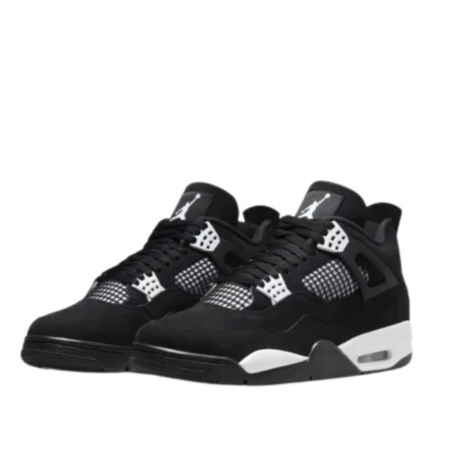 Nike Air jordan 4 retro white thunder FQ8138-001 large